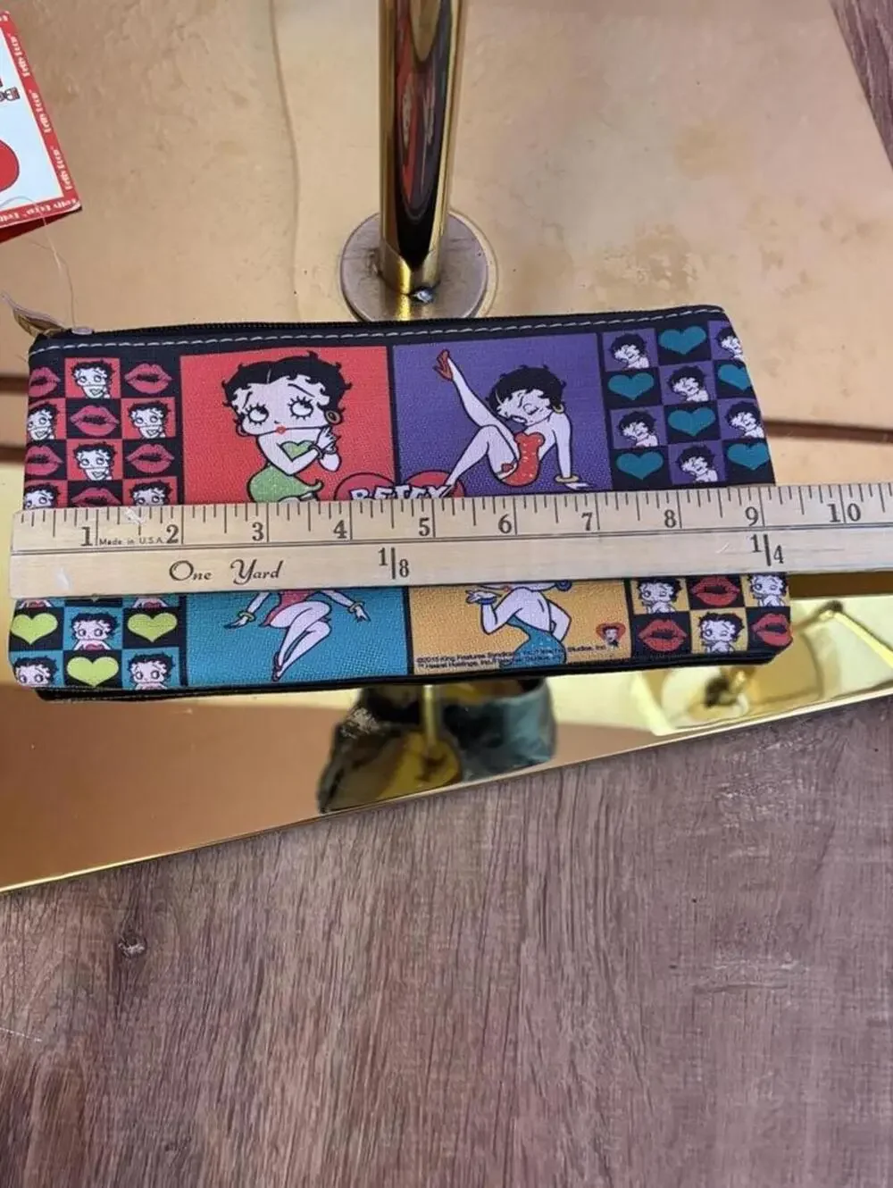 betty boop wallet coin purse pouch 2015  deadstock nwt polka dot